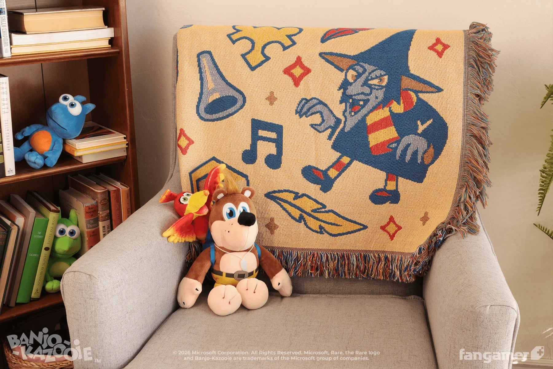 Banjo - Kazooie: Tuneful Venture Blanket (Fangamer) - PopCultGang