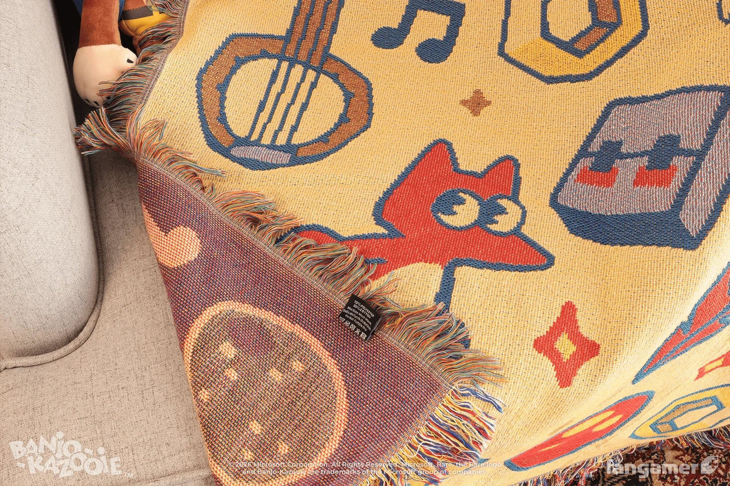 Banjo - Kazooie: Tuneful Venture Blanket (Fangamer) - PopCultGang