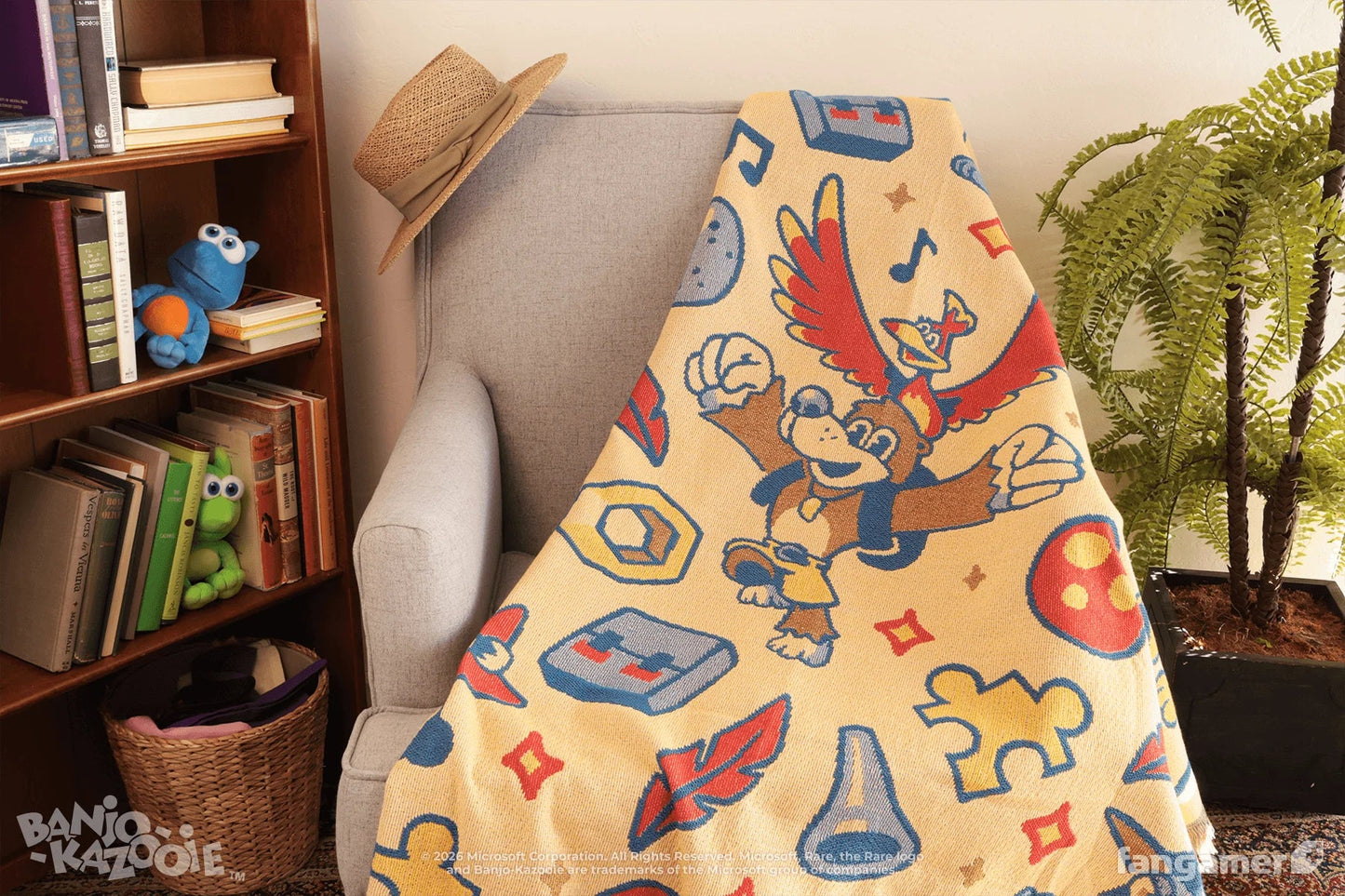 Banjo - Kazooie: Tuneful Venture Blanket (Fangamer) - PopCultGang