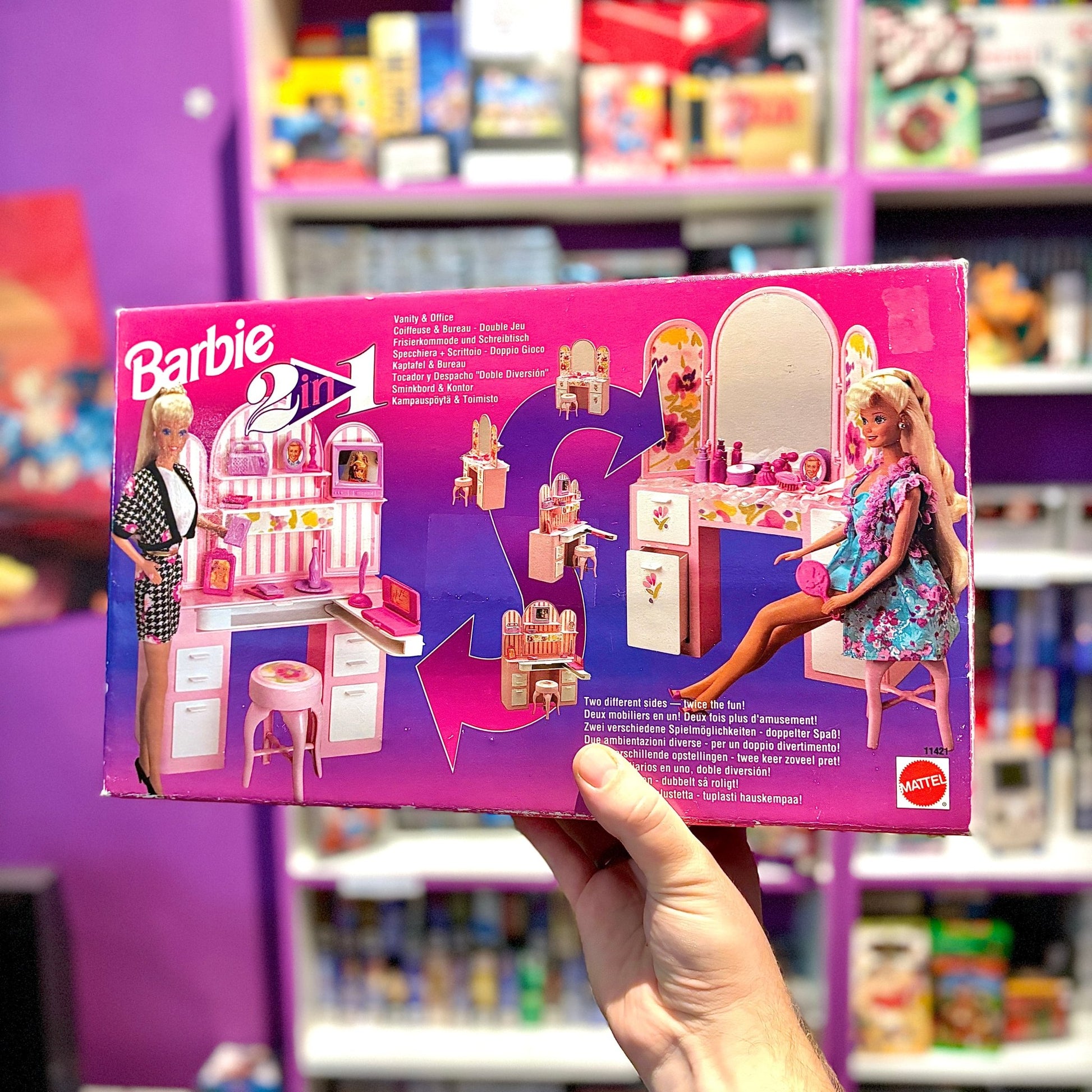 Barbie 2 in 1: Vanity & Office (1993) - PopCultGang