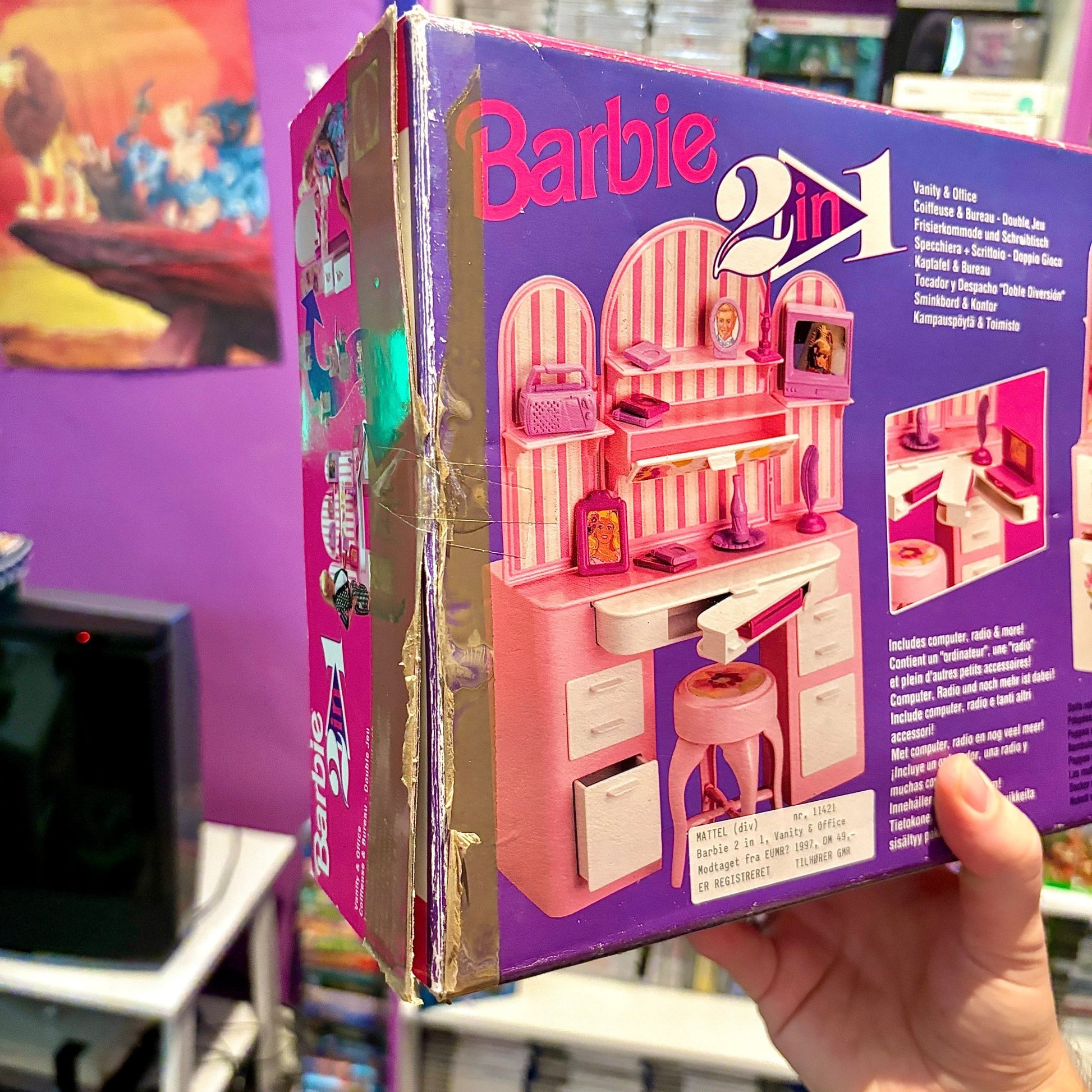 Barbie 2 in 1: Vanity & Office (1993) - PopCultGang