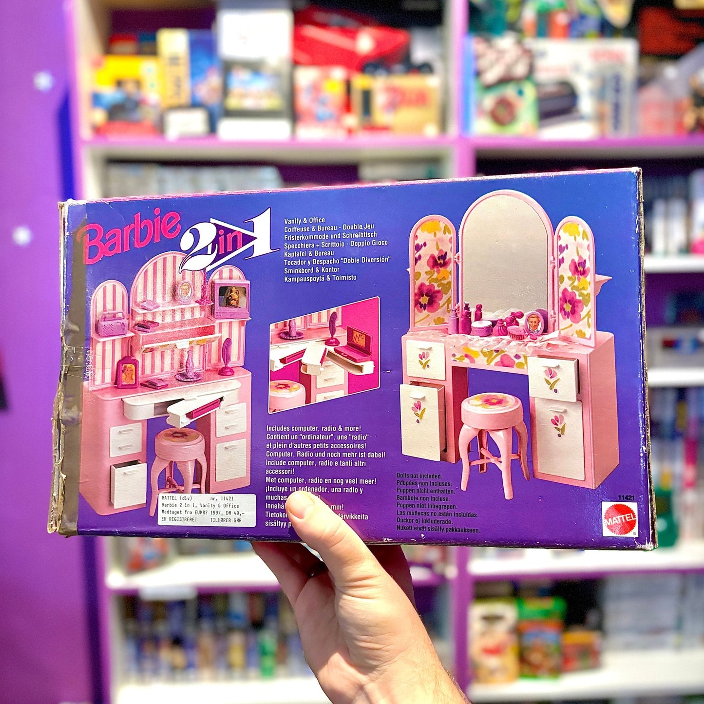 Barbie 2 in 1: Vanity & Office (1993) - PopCultGang