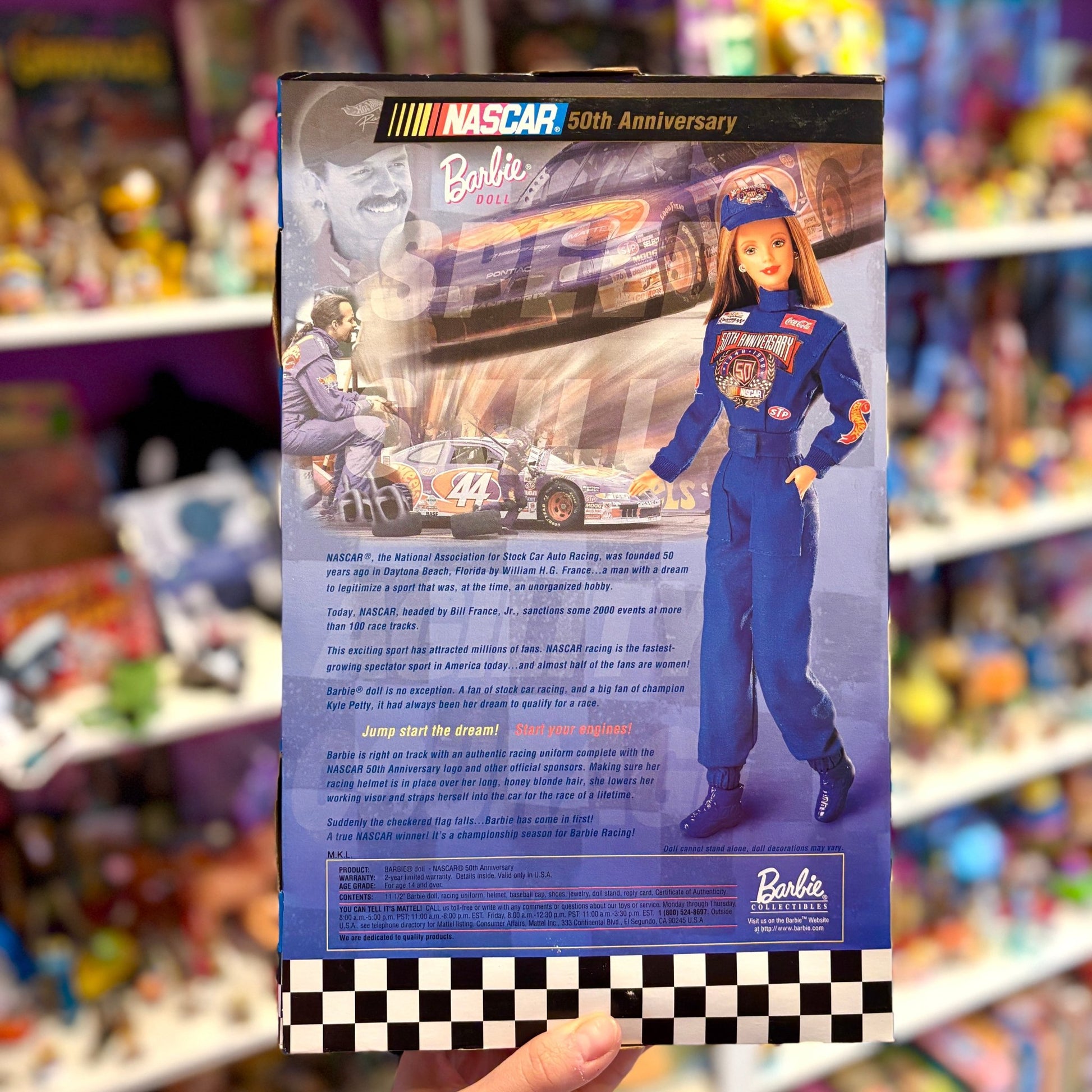 Barbie: 50th Anniversary Nascar Barbie Doll (Mattel, 1998) - PopCultGang
