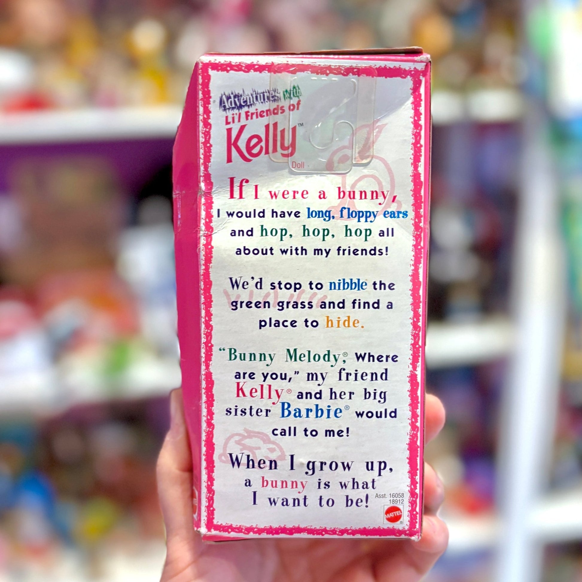 Barbie: Adventures With Lil' Friends of Kelly - Bunny Melody Doll (NIB, Mattel, 1998) - PopCultGang