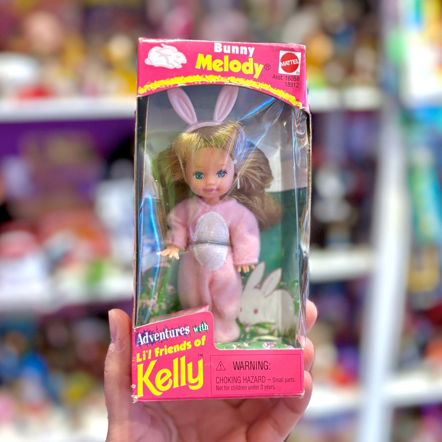 Barbie: Adventures With Lil' Friends of Kelly - Bunny Melody Doll (NIB, Mattel, 1998) - PopCultGang