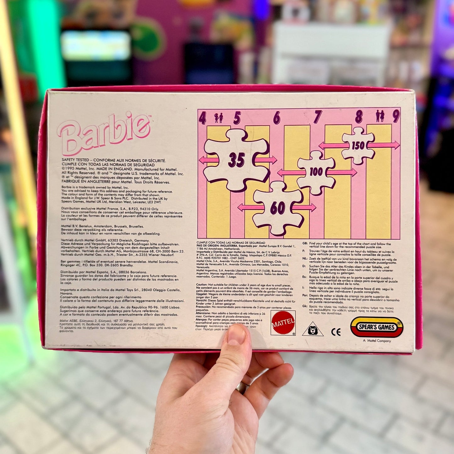 Barbie Ballarina Puzzle (60 pieces, 90s) (Copy) - PopCultGang