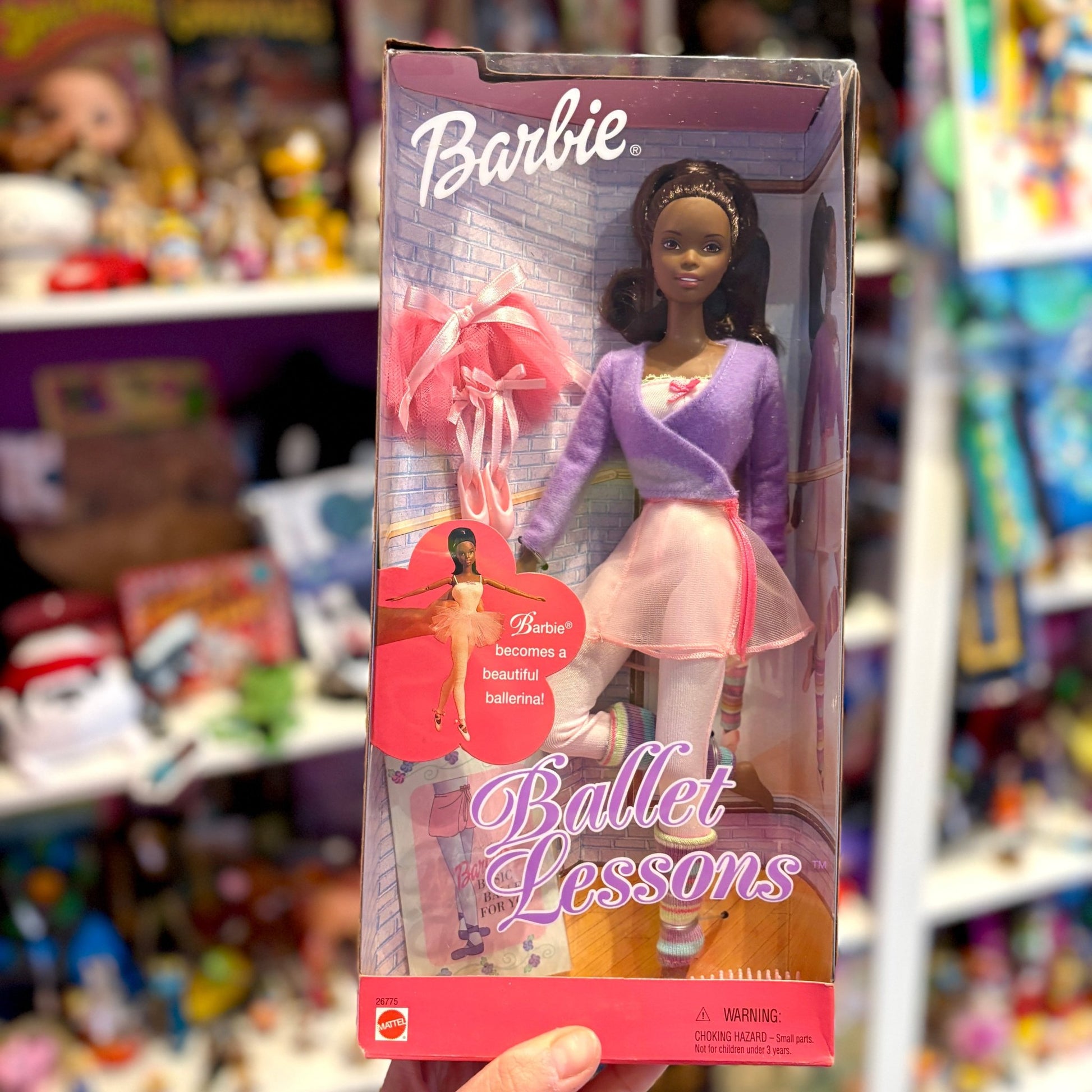 Barbie: Ballet Lessons African American Barbie Doll (Mattel, 2000) - PopCultGang