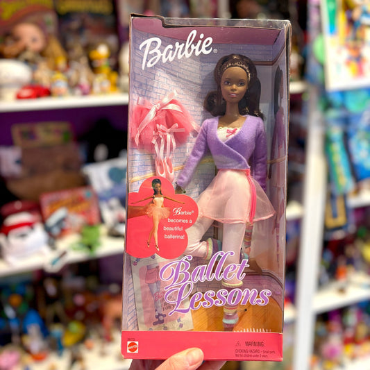 Barbie: Ballet Lessons African American Barbie Doll (Mattel, 2000) - PopCultGang