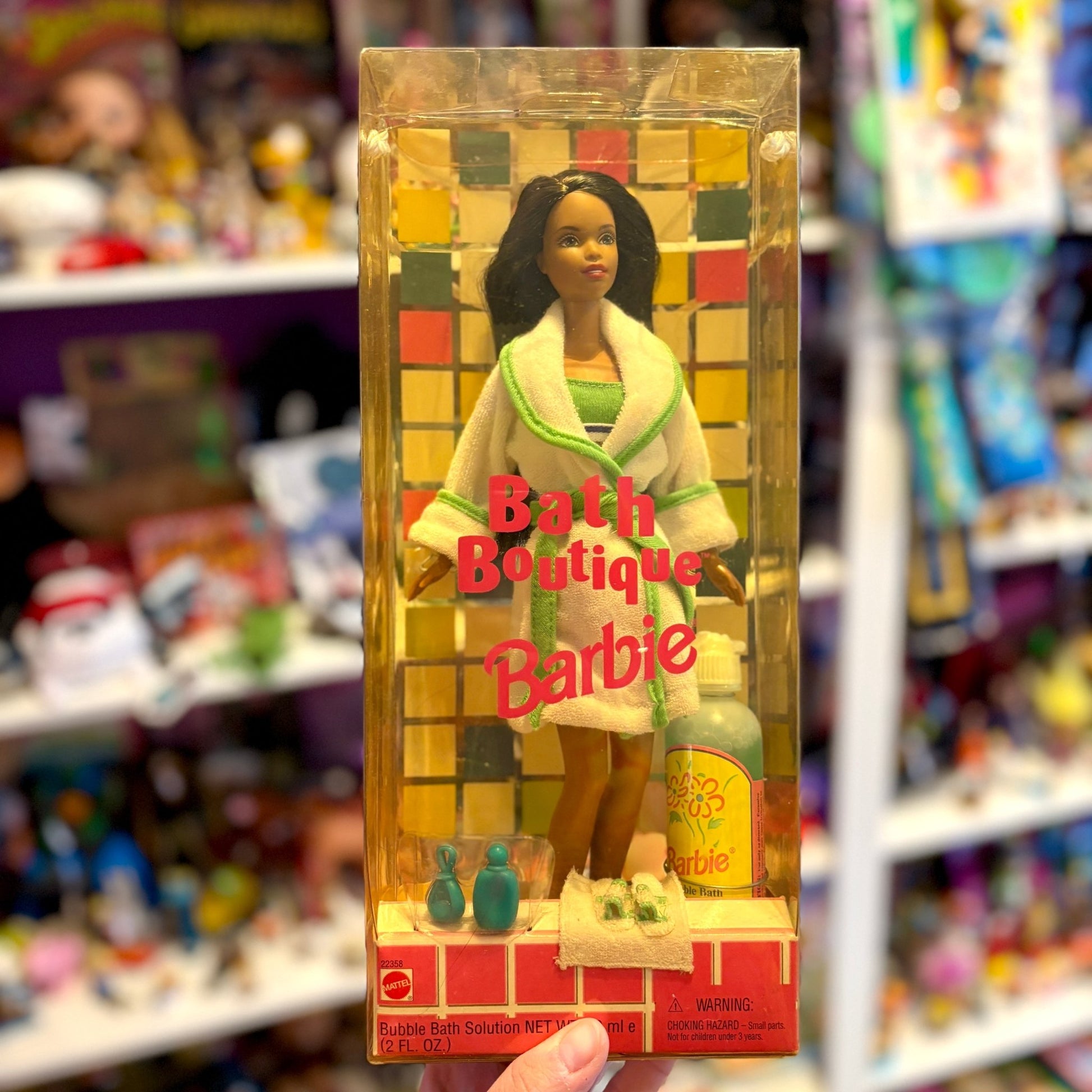 Barbie: Bath Boutique African American Barbie Doll (Mattel, 1998) - PopCultGang