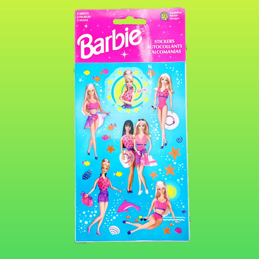 Barbie Beach Themed Stickers (Sandy Lion, 2000s) - PopCultGang