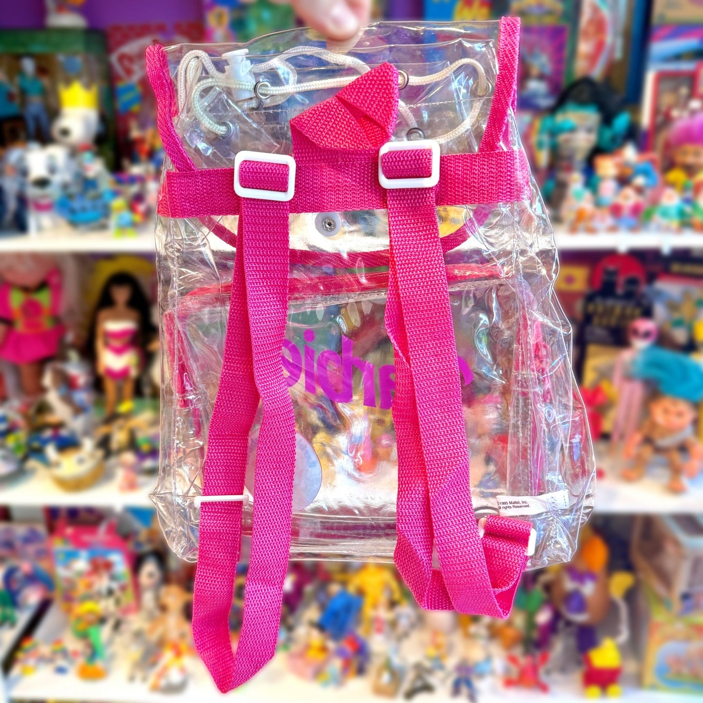 Barbie Book Club Transparent Backpack (90s) - PopCultGang