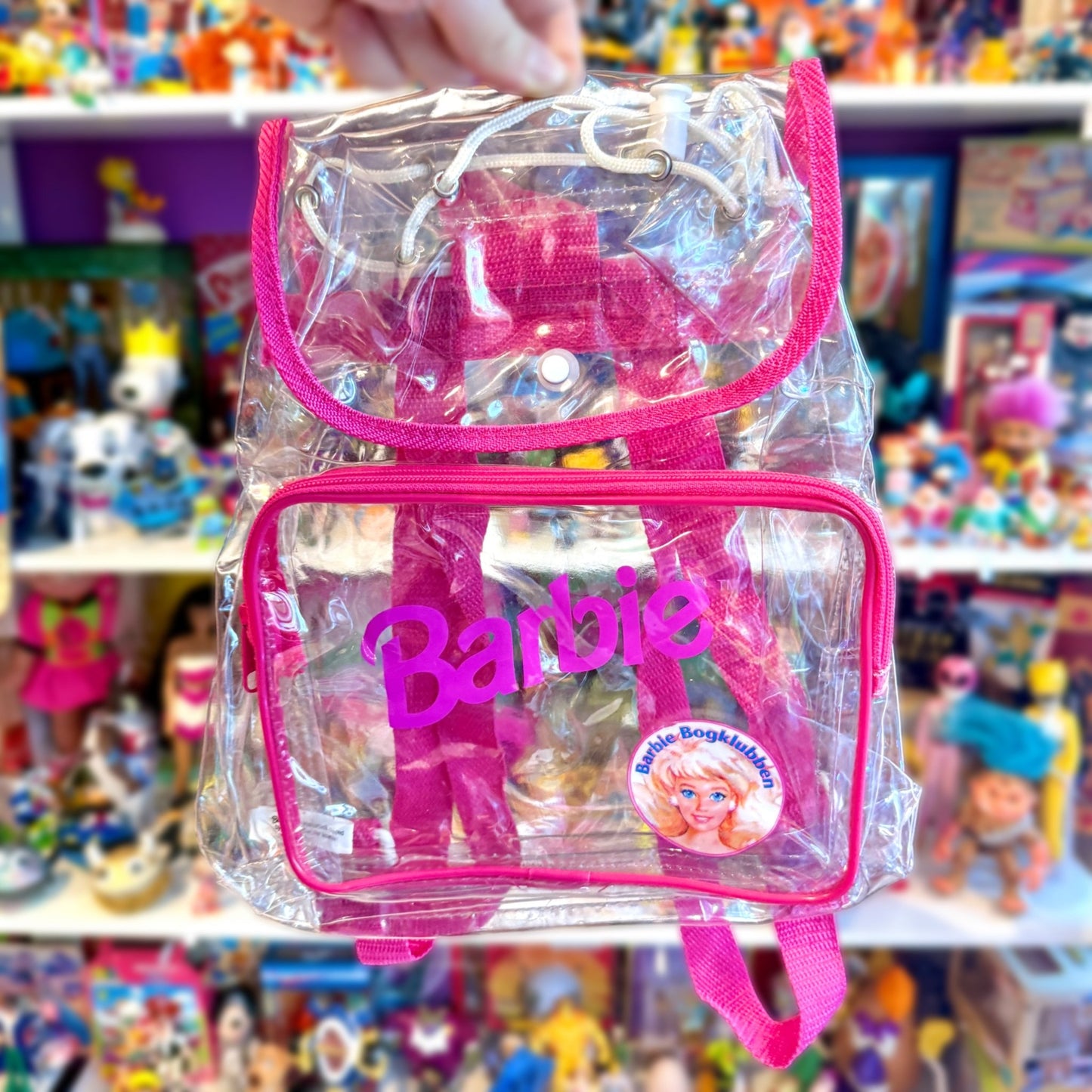 Barbie Book Club Transparent Backpack (90s) - PopCultGang