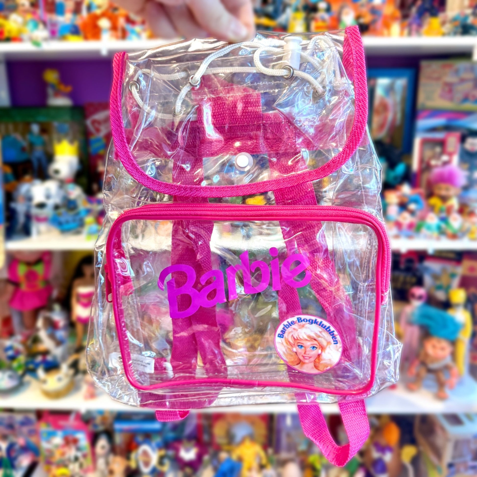 Barbie Book Club Transparent Backpack (90s) - PopCultGang