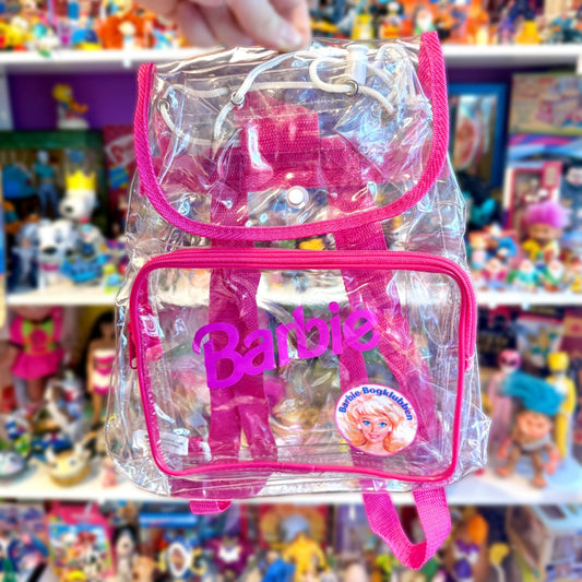 Barbie Book Club Transparent Backpack (90s) - PopCultGang
