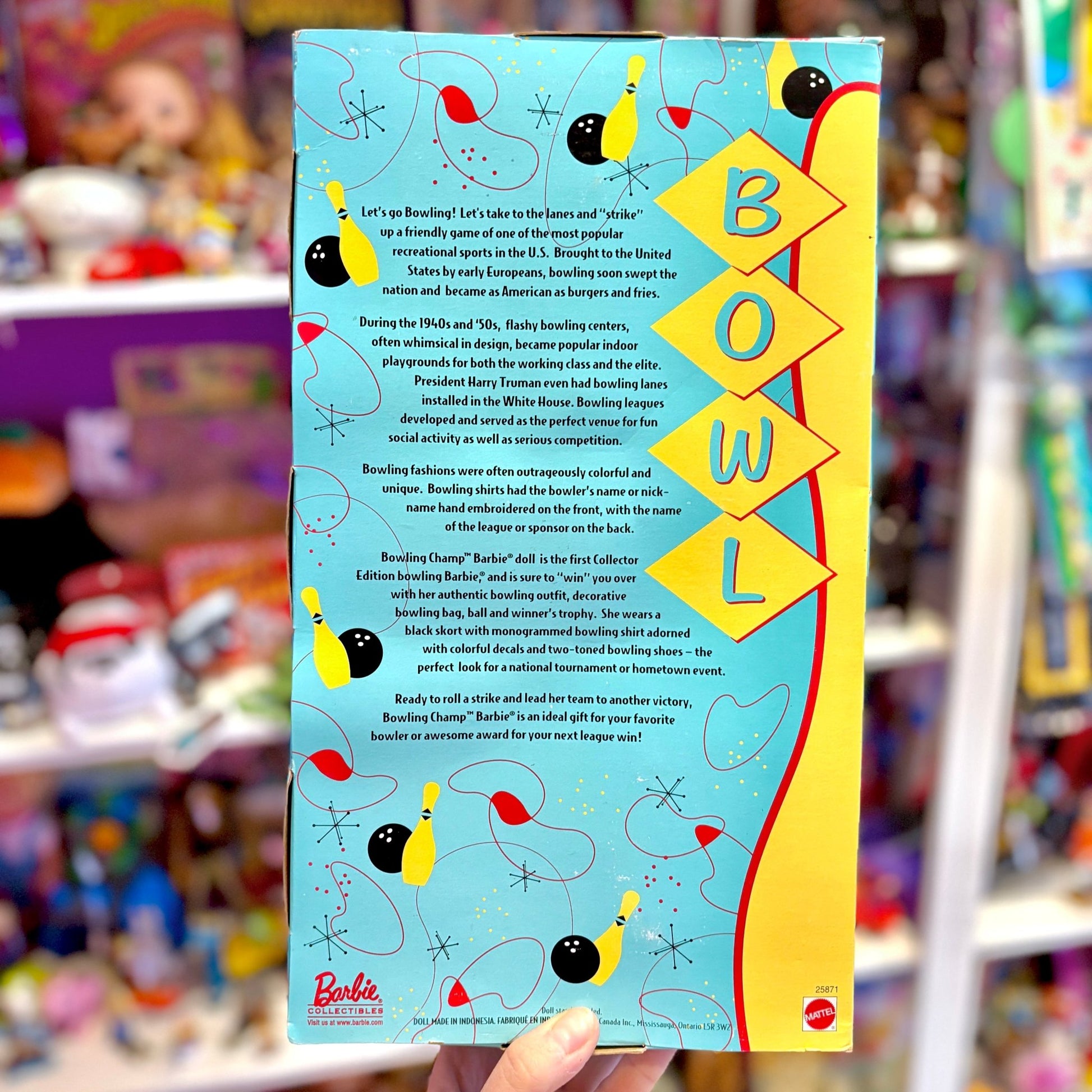 Barbie: Bowling Champ - Collector's Edition Doll (NIB, Mattel, 1999) - PopCultGang