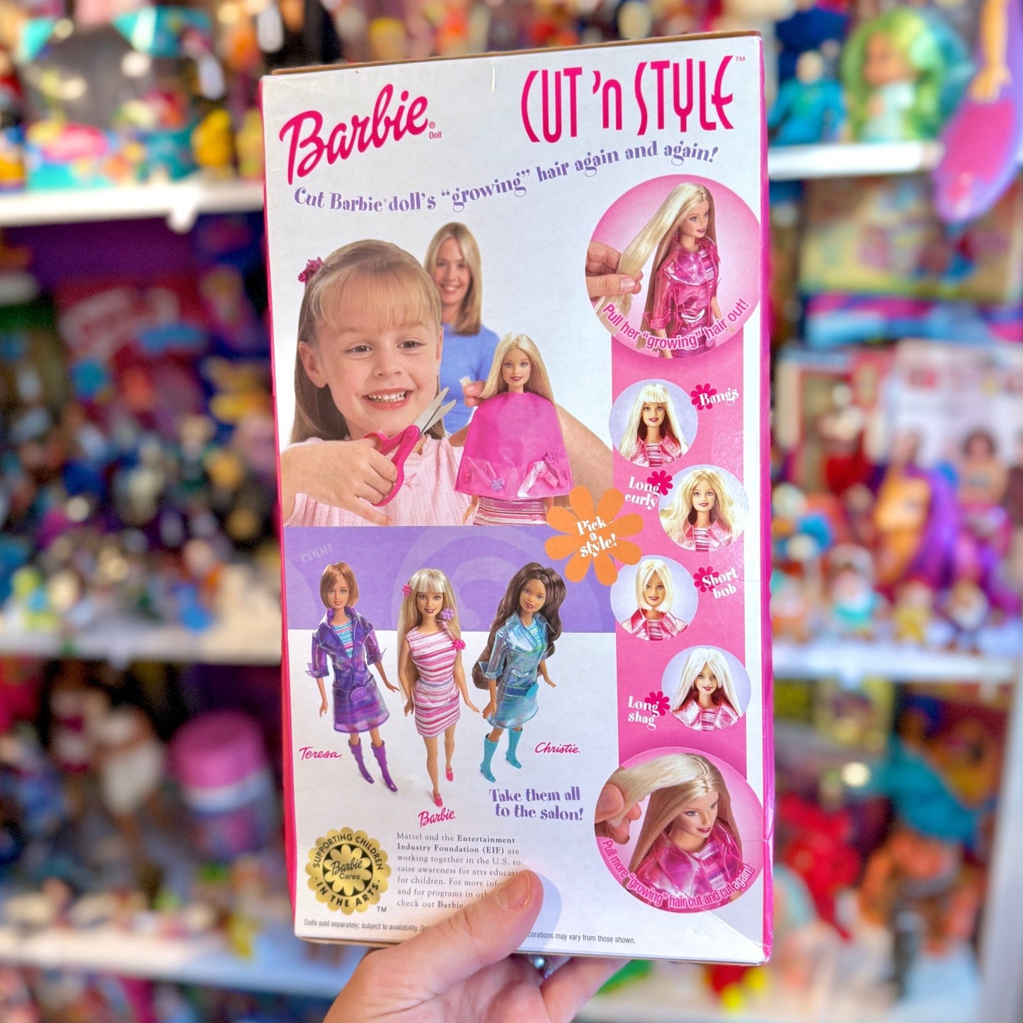 Barbie: Cut N' Style Doll (New In Box, NIB, Mattel, 2000s) - PopCultGang
