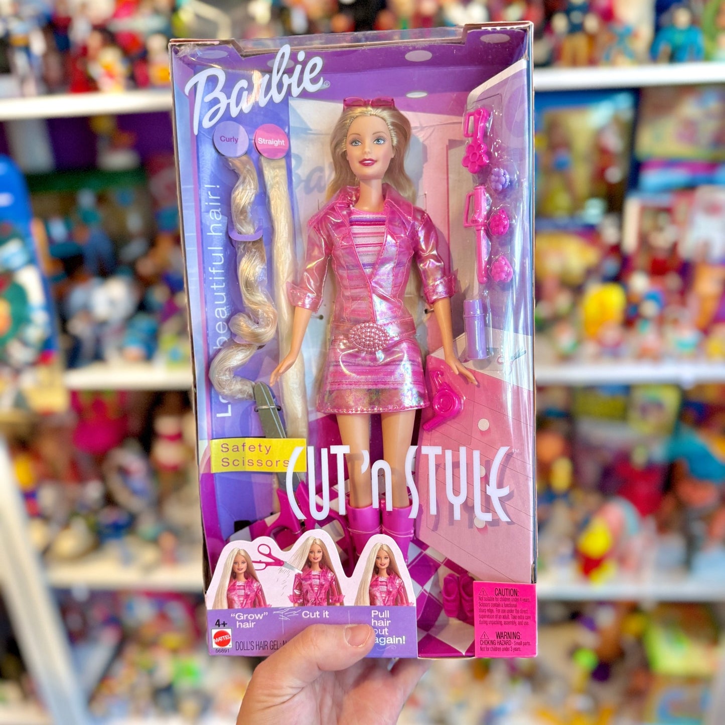 Barbie: Cut N' Style Doll (New In Box, NIB, Mattel, 2000s) - PopCultGang