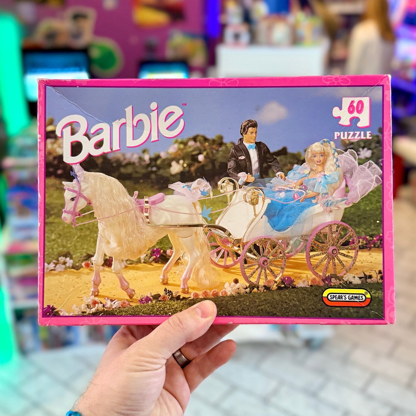 Barbie & Ken In Magical Carriage Puzzle (60 pieces, 90s) - PopCultGang