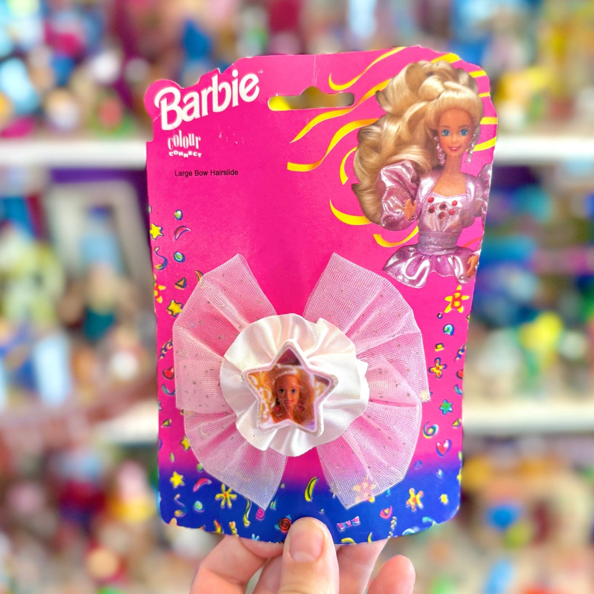 Barbie Large Bow Hairslide (90s) - PopCultGang