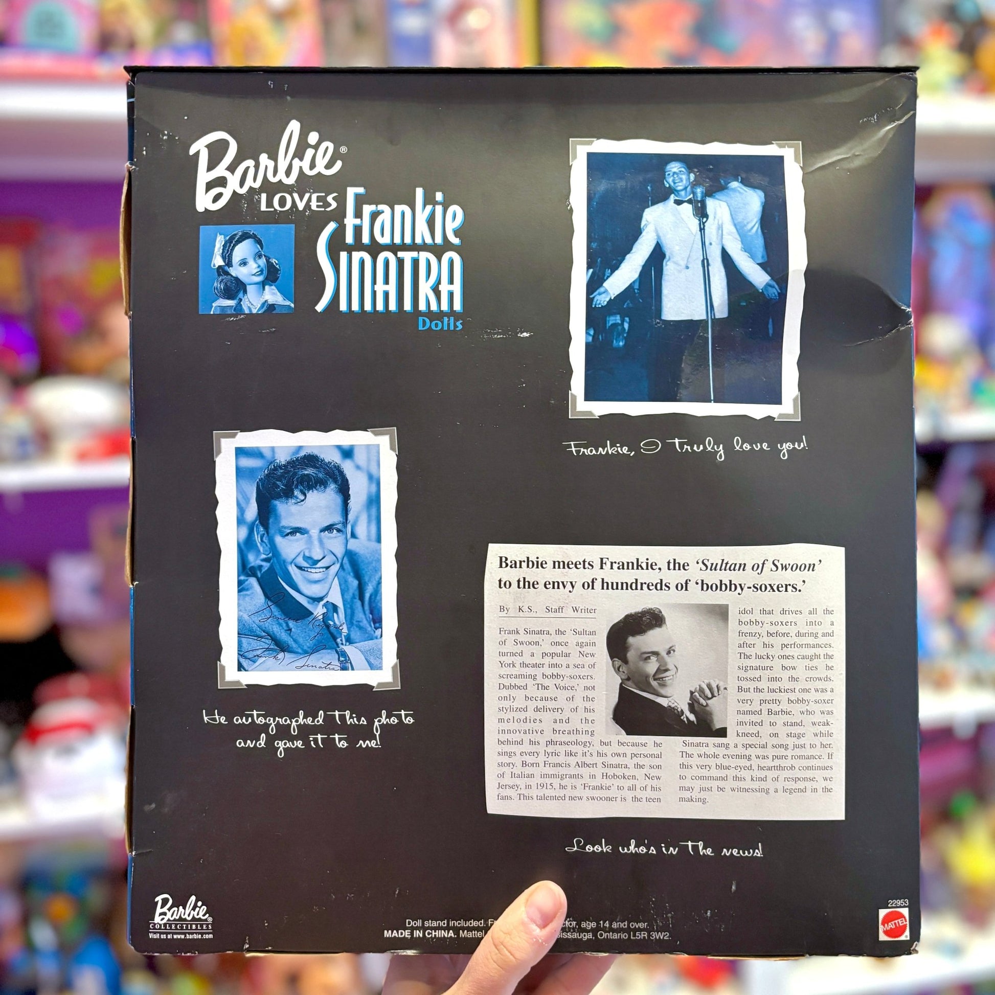 Barbie Loves Frankie Sinatra Collector Edition Gift Set (NIB, Mattel, 1999) - PopCultGang