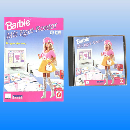Barbie: Mit Eget Kontor - Game + Manual (PC, 90s) - PopCultGang