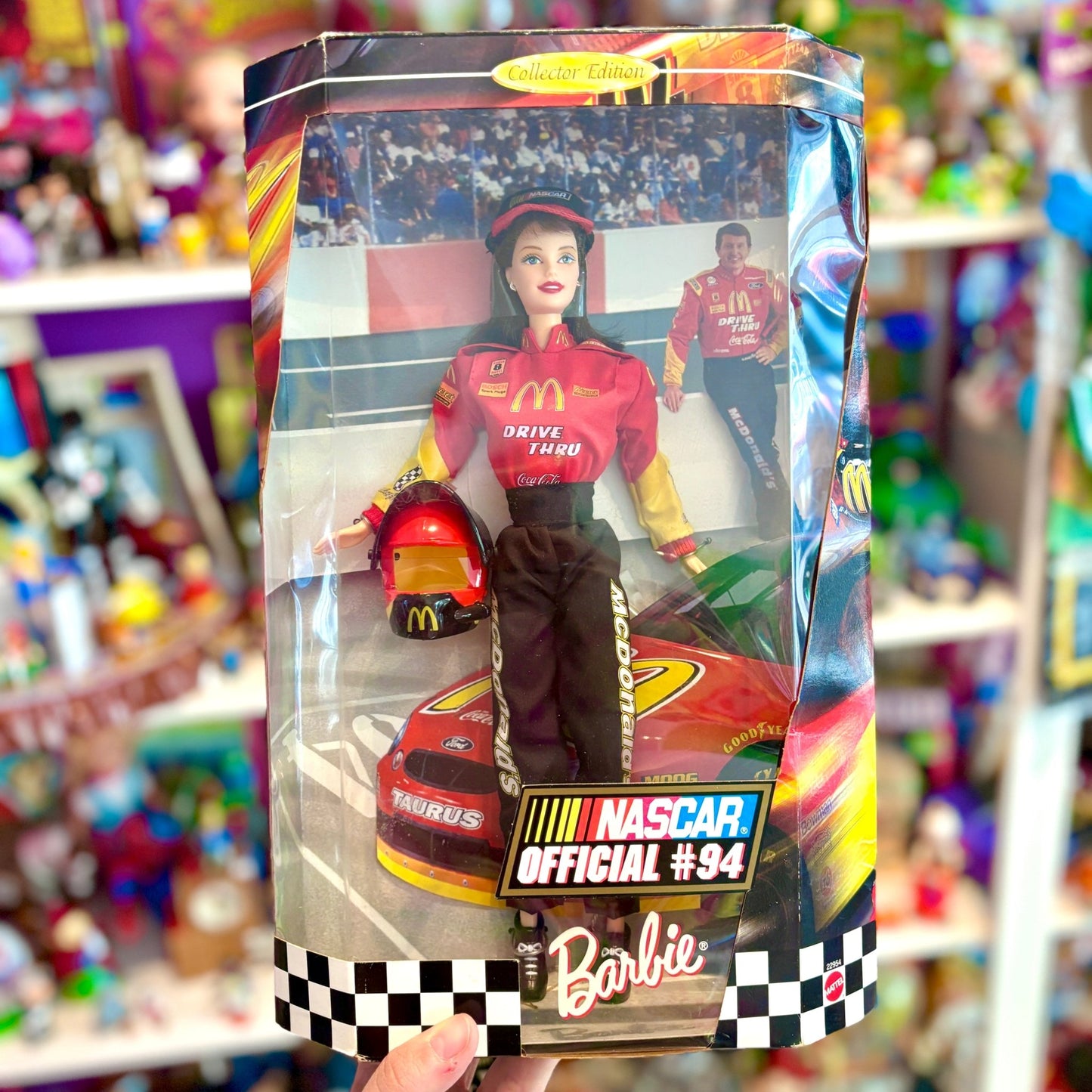 Barbie: Nascar 94 Official Collector's Edition - Bill Elliot Doll (NIB, 1999) - PopCultGang