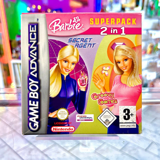 Barbie Superpack 2 in 1 - Secret Agent + Groovy Games (CIB, Gameboy Advance) - PopCultGang