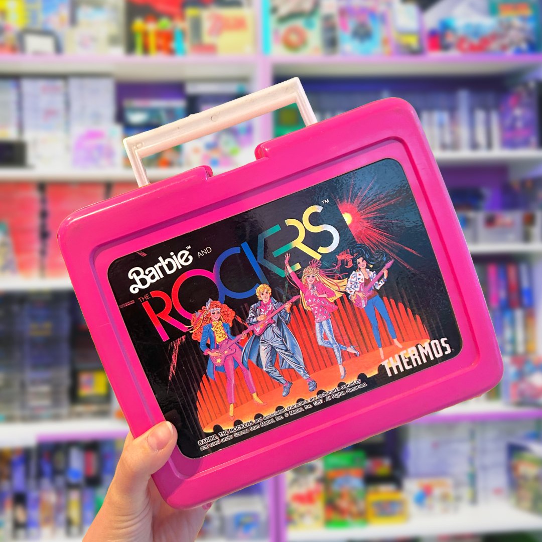 Barbie & The Rockers: Vintage Lunchbox & Thermos (80s) - PopCultGang