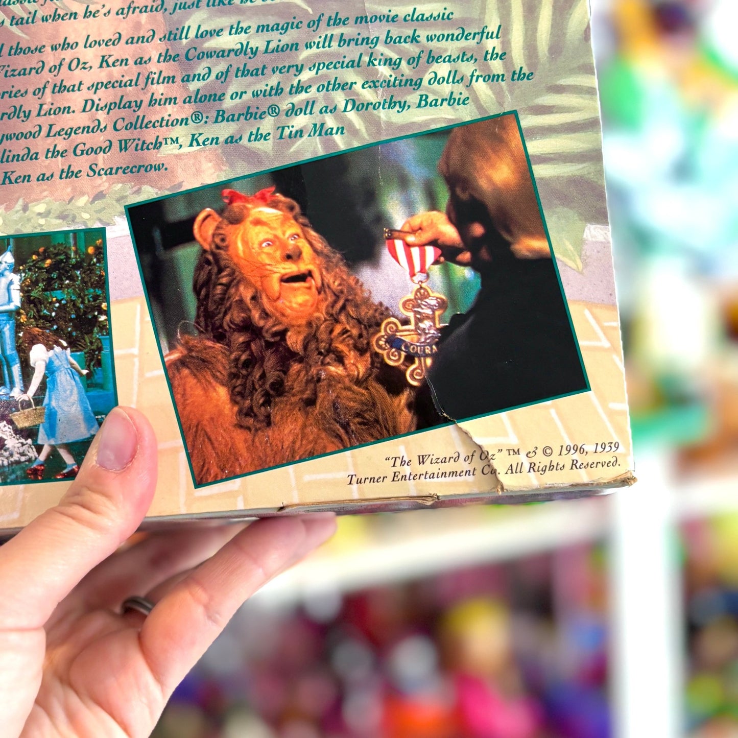 Barbie: The Wizard of Oz - Collector's Edition Ken as The Cowardly Lion Doll (Mattel, 1996) - PopCultGang