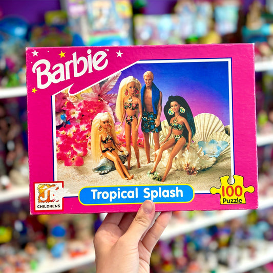 Barbie Tropical Splash Puzzle (100 pieces, 90s) - PopCultGang