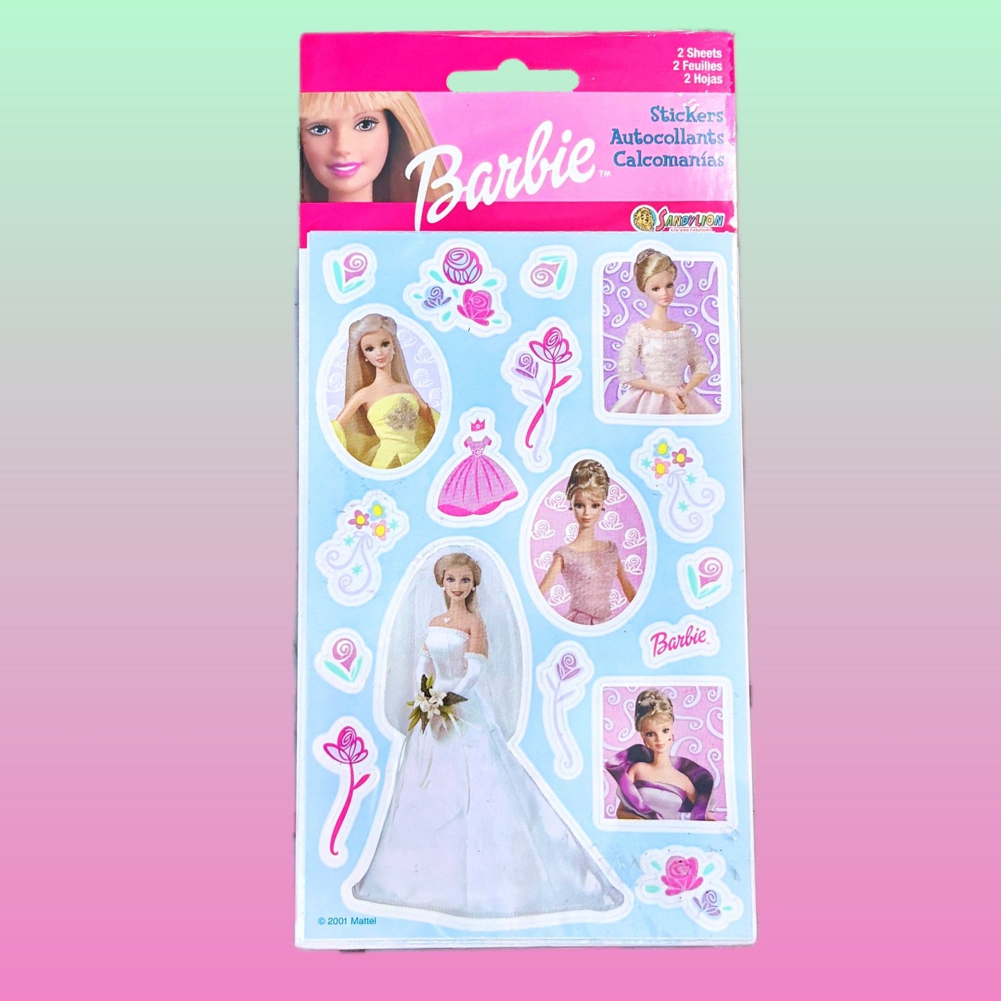 Barbie Wedding Themed Stickers (Sandy Lion, 2000s) - PopCultGang
