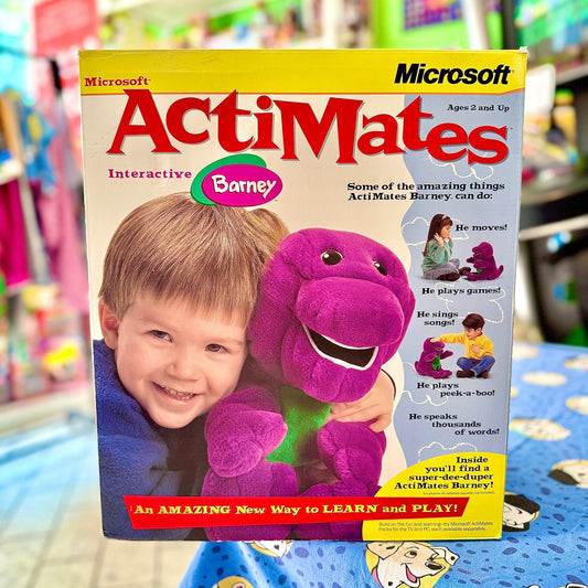 Barney The Dinosaur Actimates Interactive Plush (Microsoft, 90s) - PopCultGang