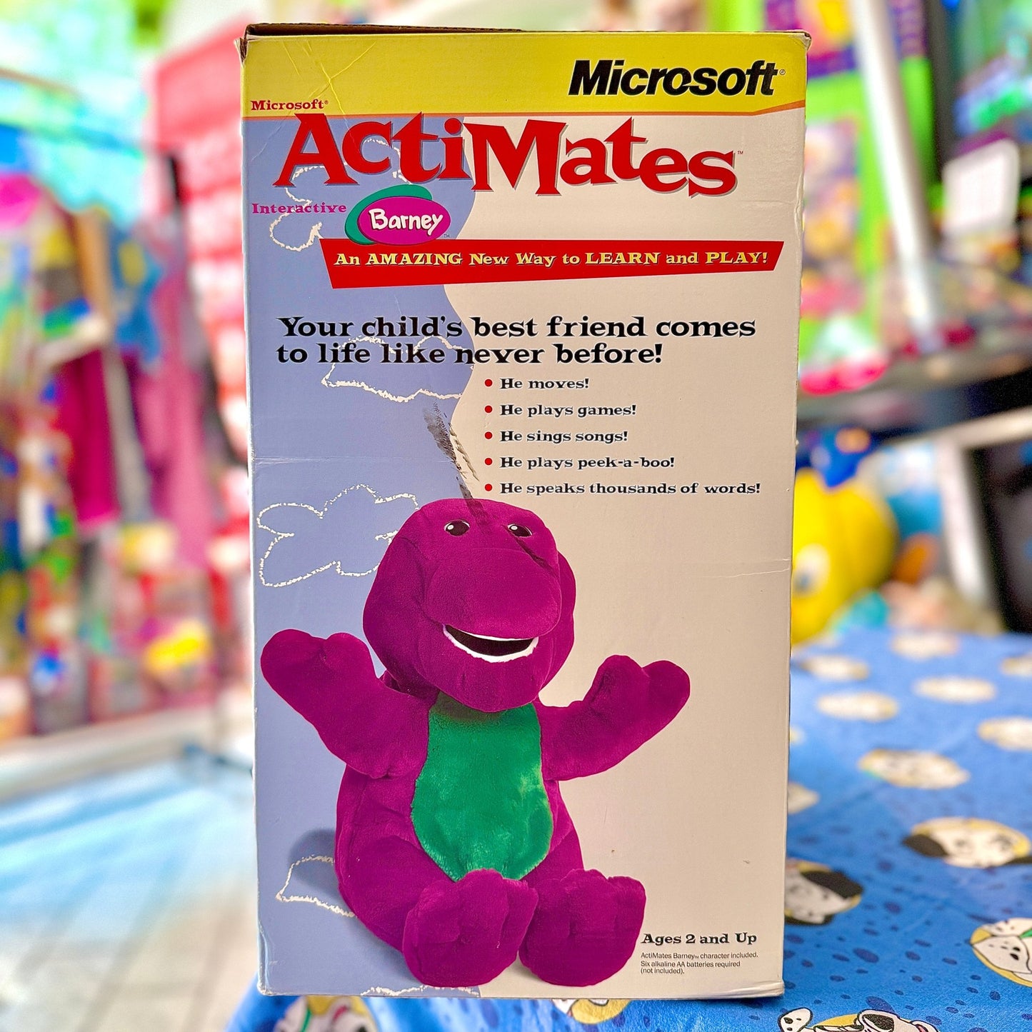 Barney The Dinosaur Actimates Interactive Plush (Microsoft, 90s) - PopCultGang