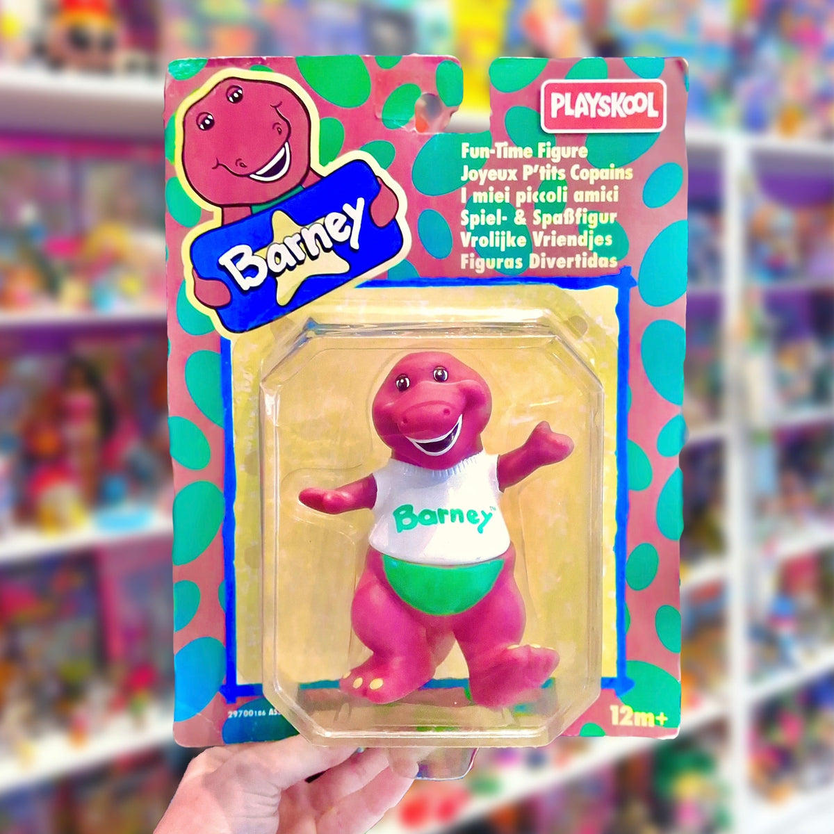 Barney The Dinosaur: Fun-Time Figure (MOC, PlaySkool, 1994) - PopCultGang