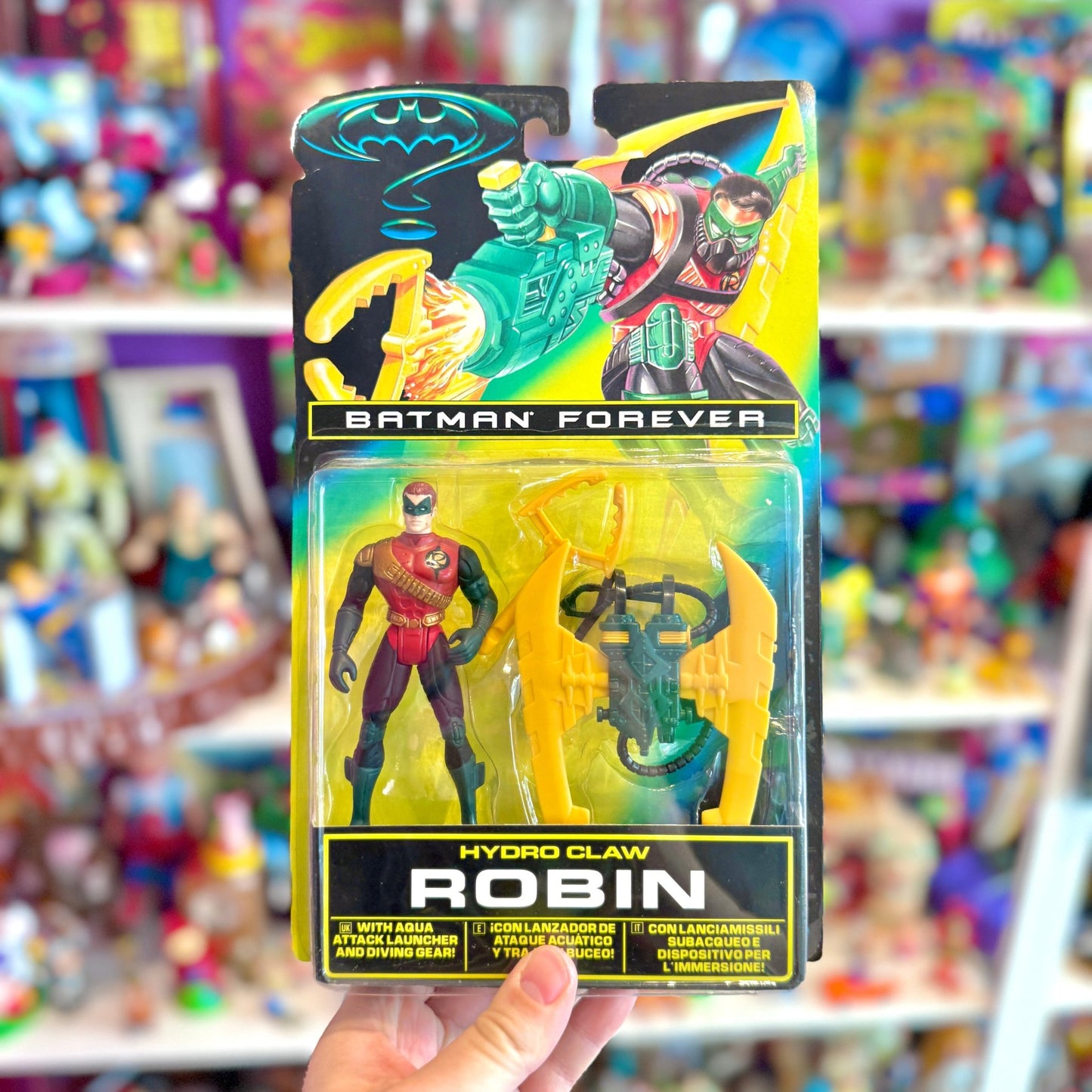 Batman Forever: Hydro Claw Robin Action Figure (MOC, Kenner, 1995) - PopCultGang