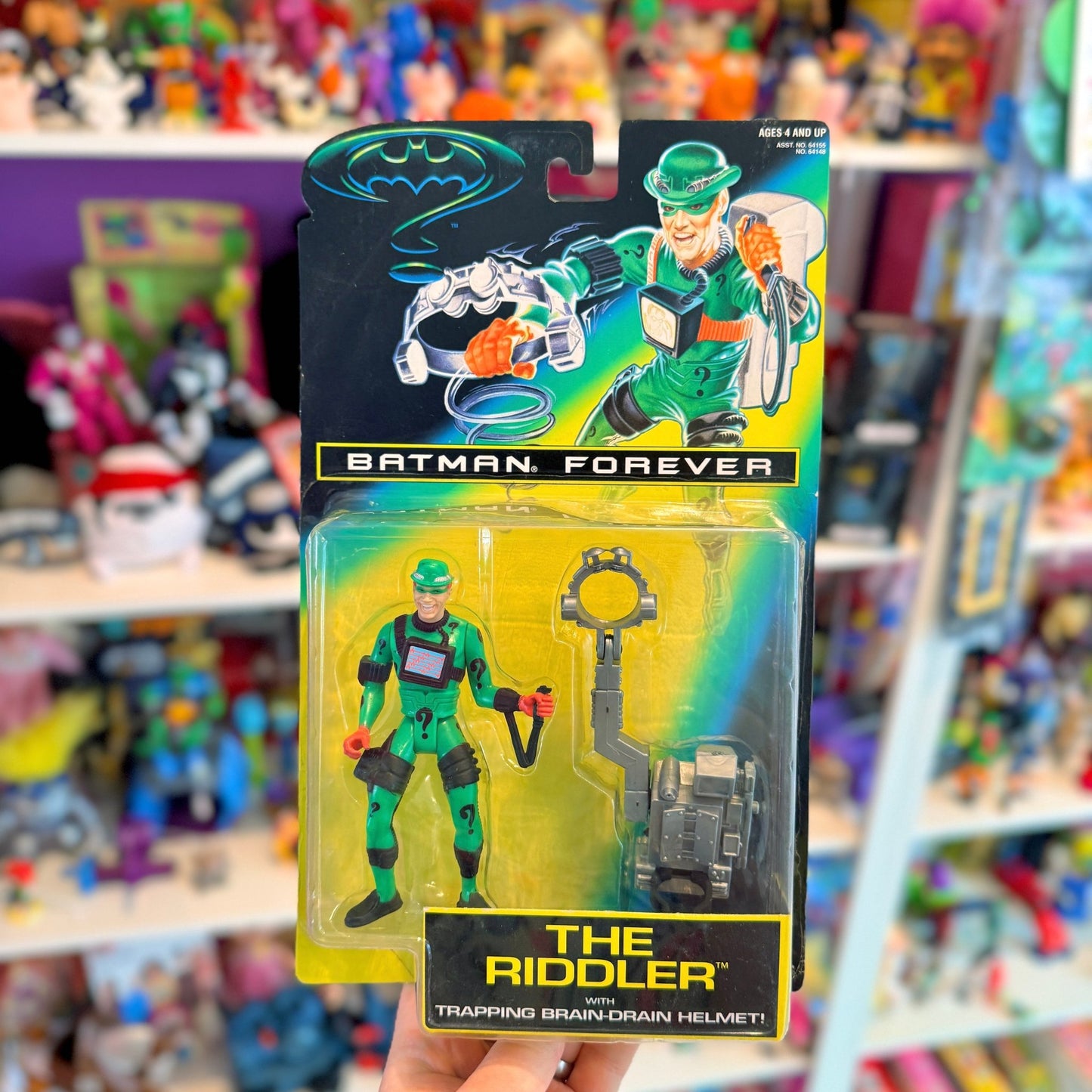 Batman Forever: The Riddler Action Figure (MOC, 1995) - PopCultGang
