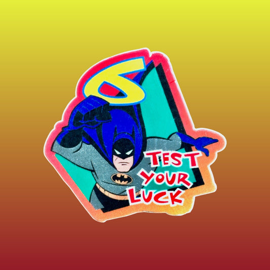 Batman: The Animated Series - "Test Your Luck" Pinback Badge (90s) - PopCultGang
