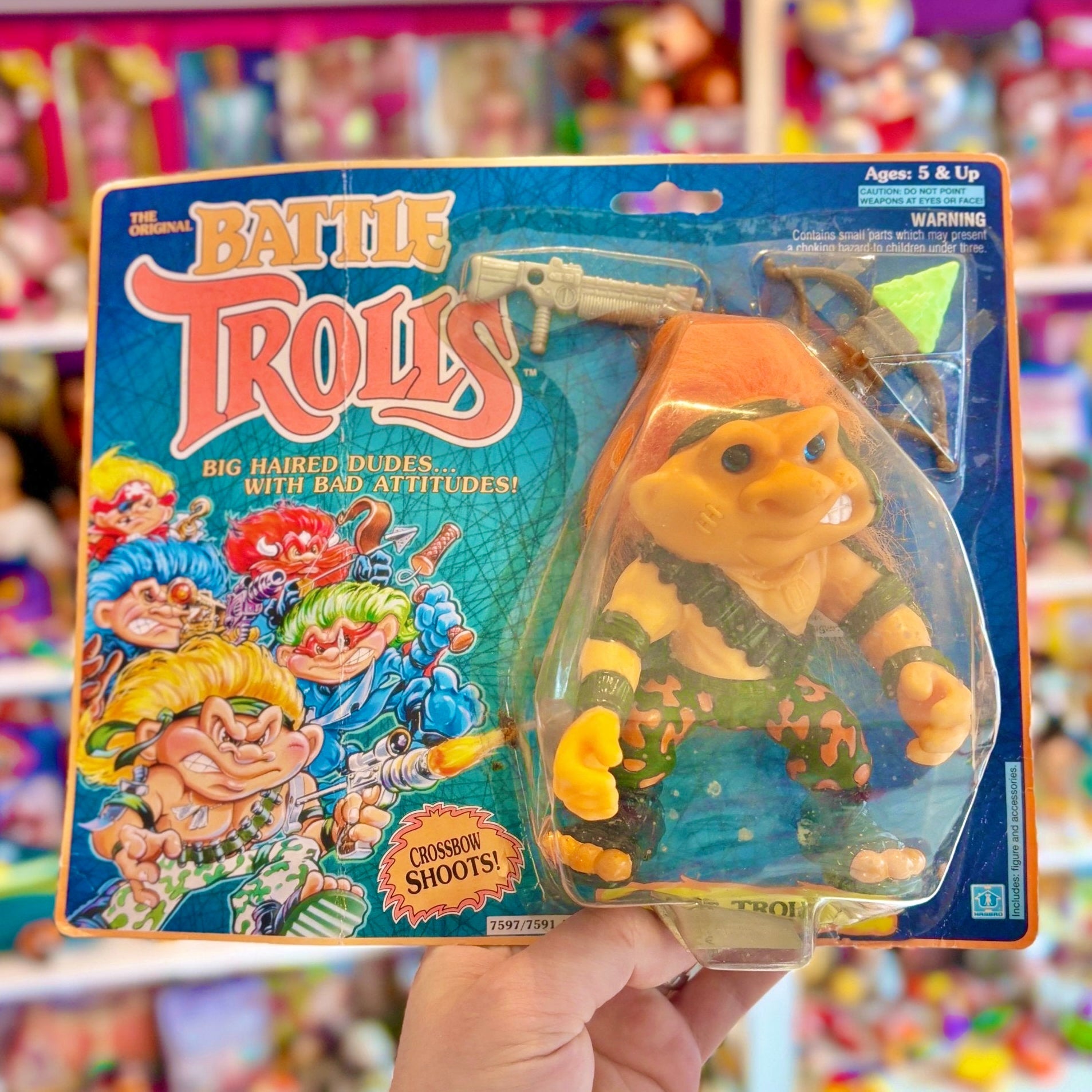 Battle Trolls - Sgt. Troll Figure (MOC, 90s) - PopCultGang