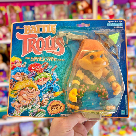 Battle Trolls - Sgt. Troll Figure (MOC, 90s) - PopCultGang
