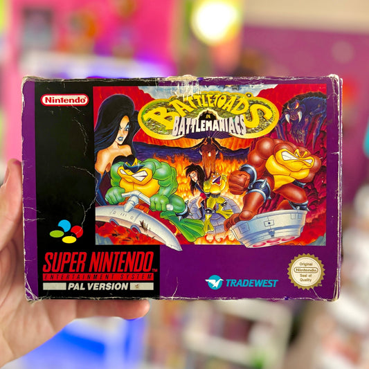 Battletoads In Battlemaniacs (SNES, boxed) - PopCultGang