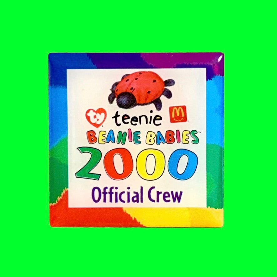Beanie Babies 2000 Official Crew Pin Badge (McDonalds, Y2K) - PopCultGang