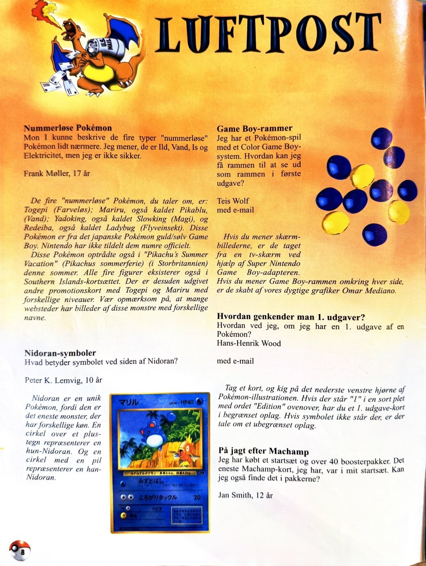 Beckett Pokemon Samler 3 - FREE PDF download! (Pokemon fan magazine, danish version, 1999) - PopCultGang