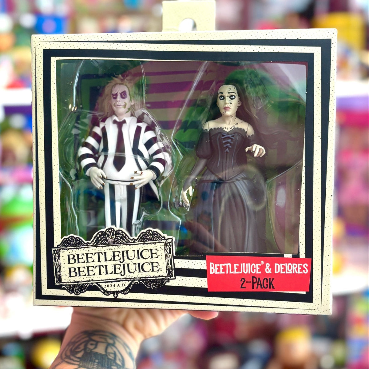 Beetlejuice Beetlejuice: Toony Terrors Beetlejuice & Delores 2-Pack Action Figure 15 cm (NECA) - PopCultGang