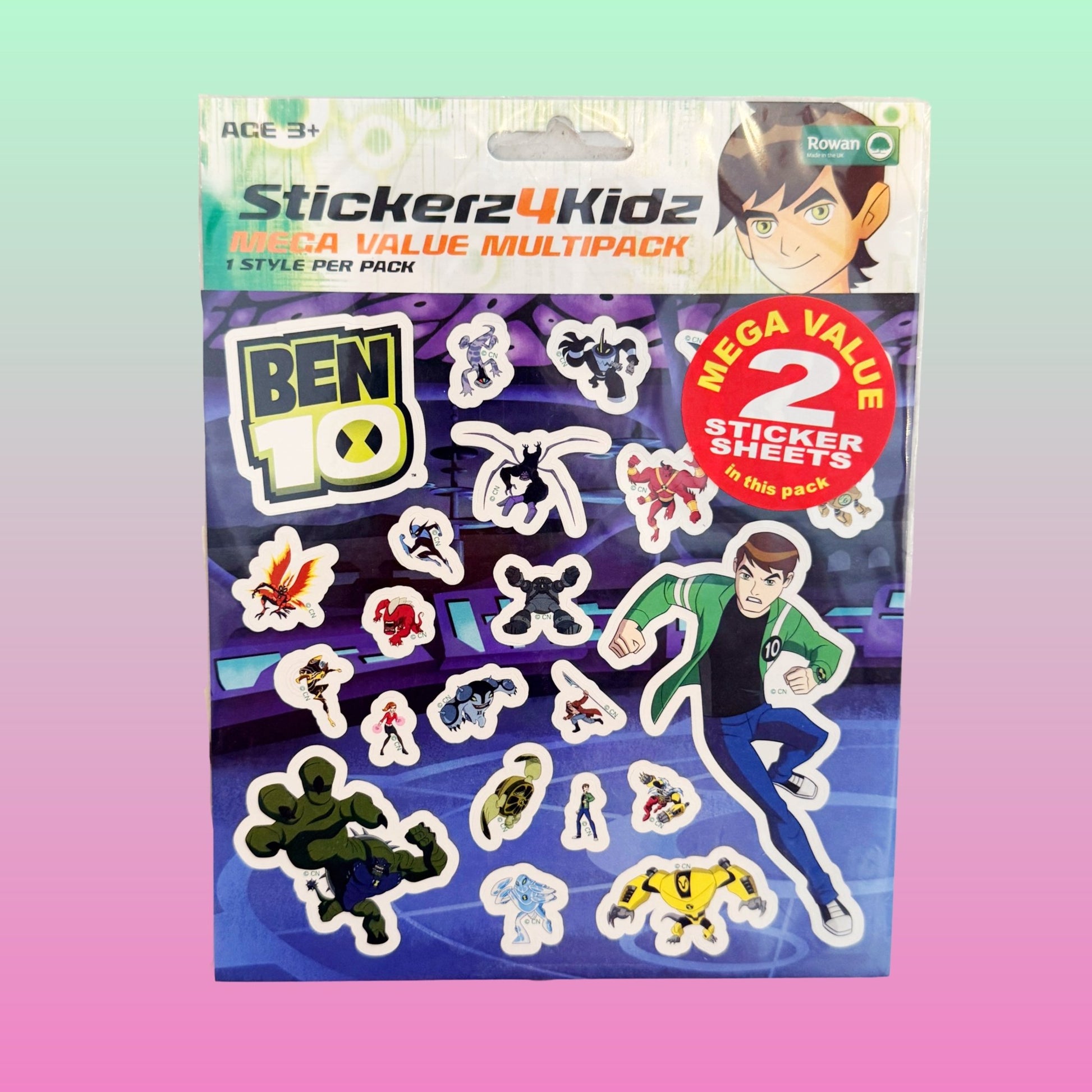 Ben10 Stickers - Stickerz4Kidz Mega Value Multipack (2012) - PopCultGang