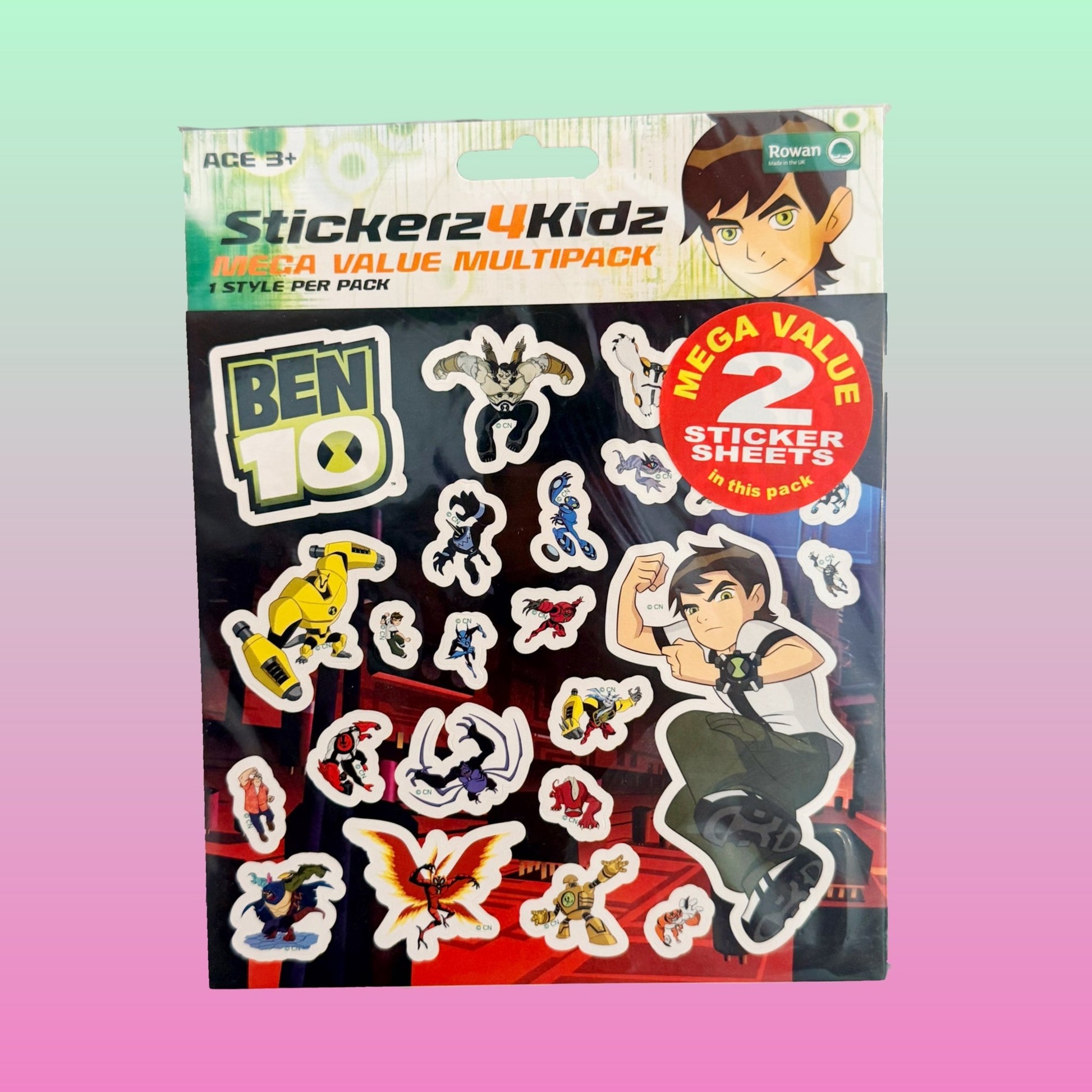 Ben10 Stickers - Stickerz4Kidz Mega Value Multipack (2012) - PopCultGang