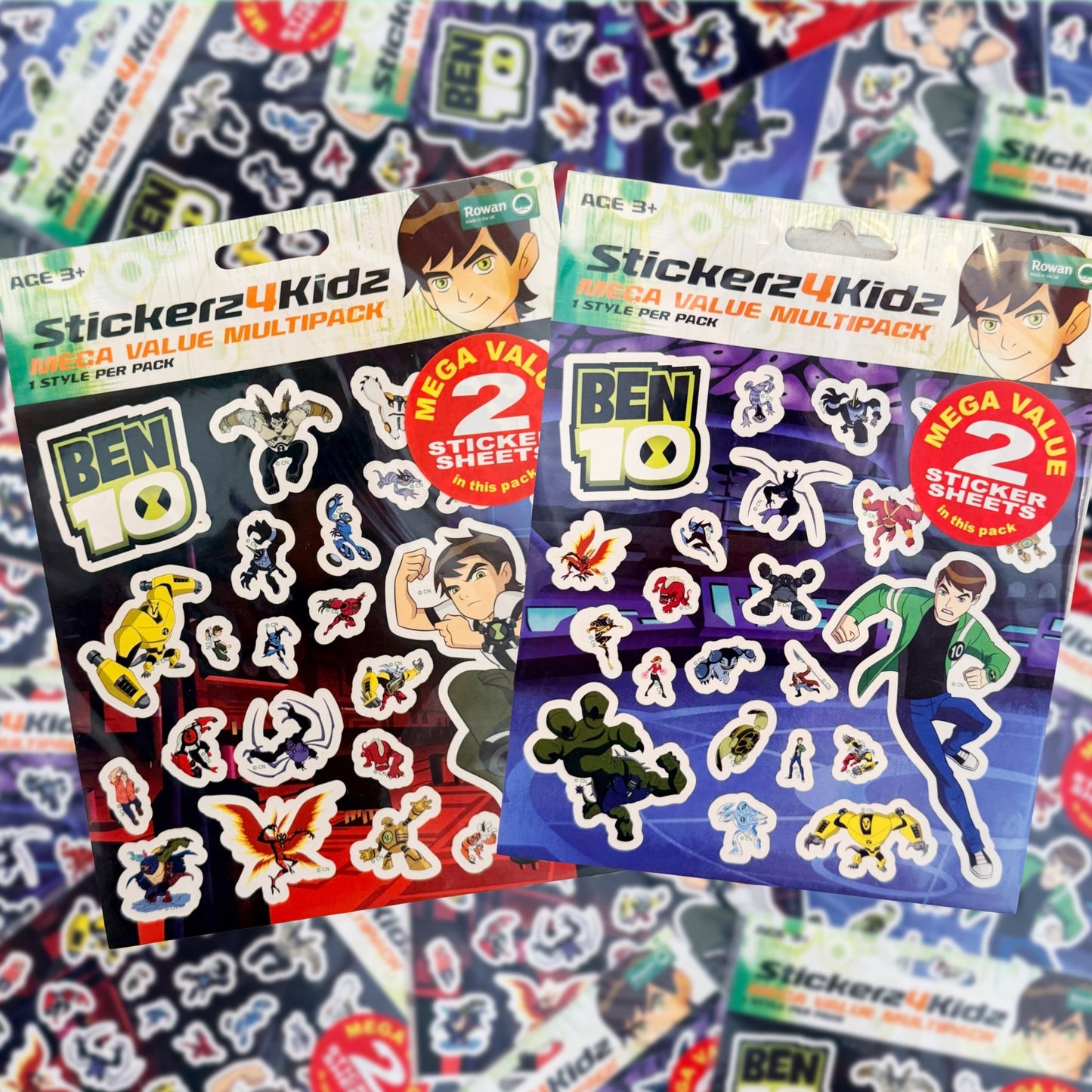 Ben10 Stickers - Stickerz4Kidz Mega Value Multipack (2012) - PopCultGang