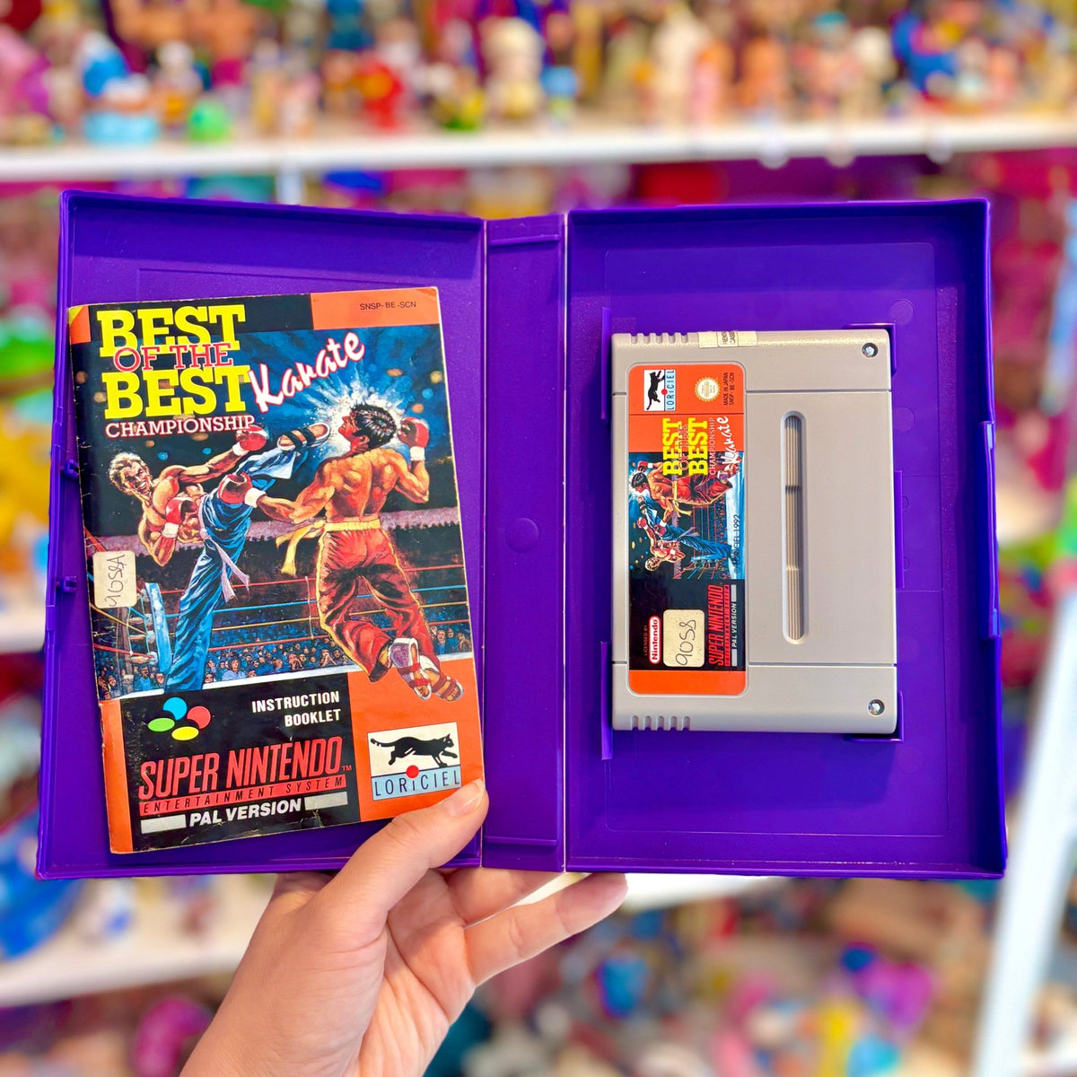 Best of The Best: Championship Karate (Yapon, Danish rental case variant, Super Nintendo/SNES) - PopCultGang