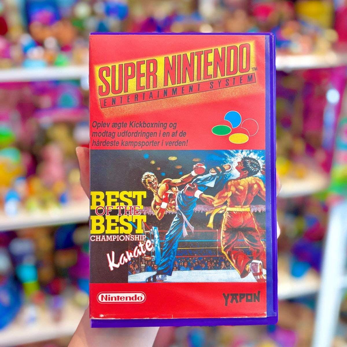 Best of The Best: Championship Karate (Yapon, Danish rental case variant, Super Nintendo/SNES) - PopCultGang