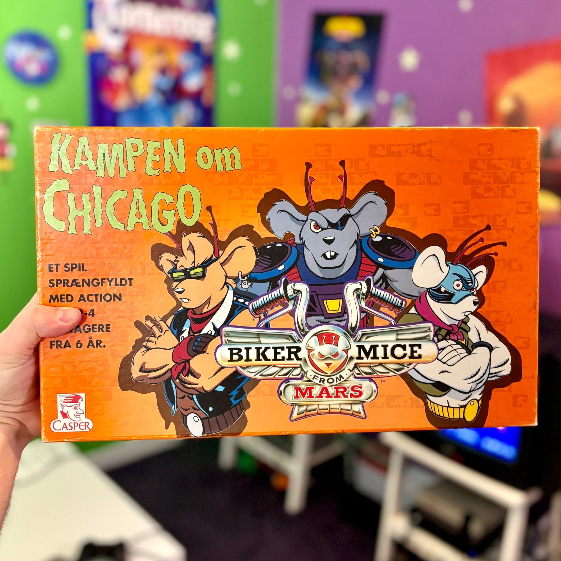 Biker Mice From Mars: Kampen Om Chicago (boardgame, 90s) - PopCultGang