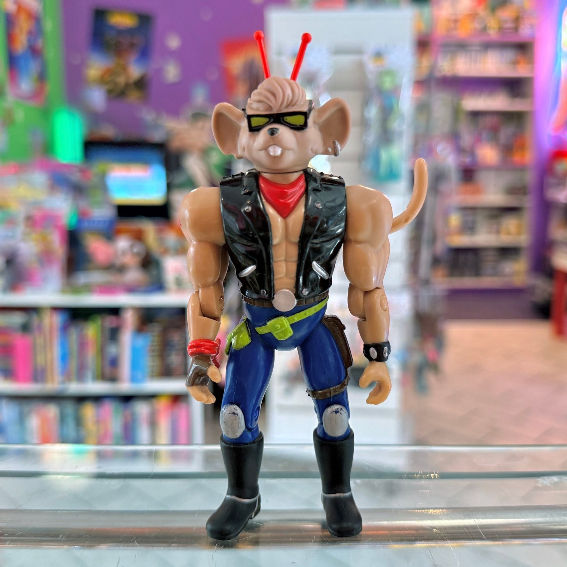 Biker Mice From Mars: Throttle Action Figure (Galoob, 1993) - PopCultGang
